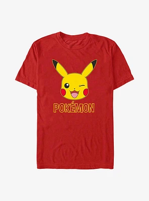 Pokemon Pikachu Winking T-Shirt