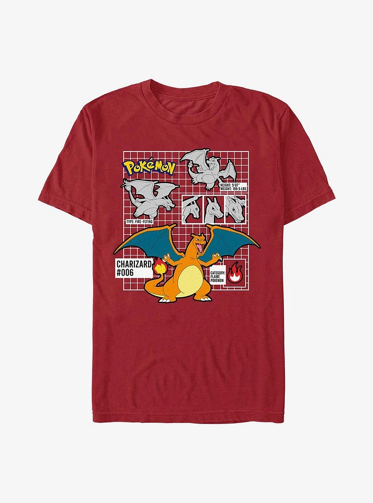 Pokemon Charizard Fire Type T-Shirt