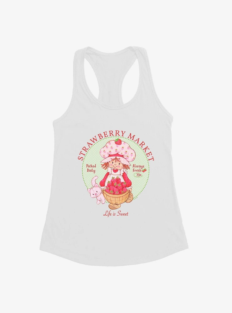 Strawberry Shortcake & Custard Market Girls Tank Top