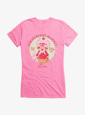 Strawberry Shortcake & Custard Market Girls T-Shirt