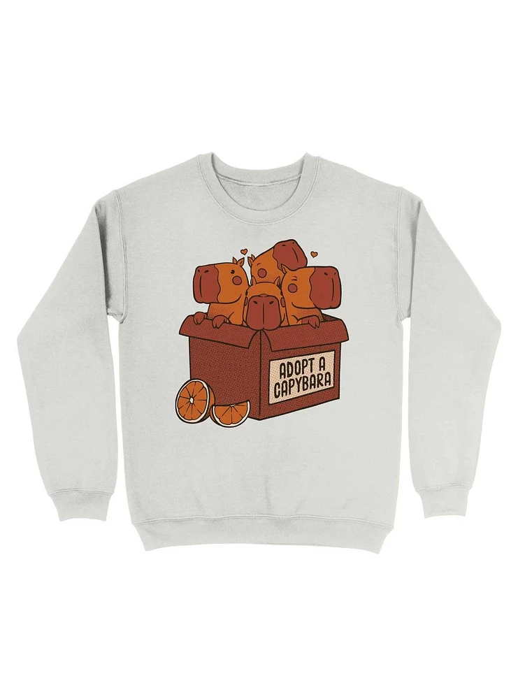 Adopt a Capybara Kawaii Capy Sweatshirt