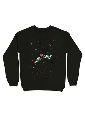 Astronaut Love Floating Space Sweatshirt