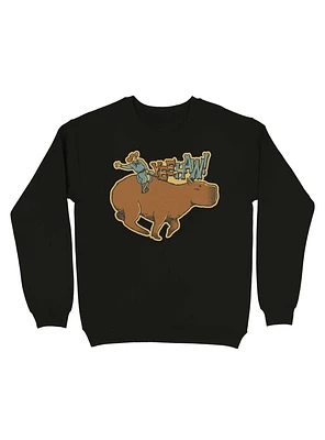 Capybara Cowboy Yee Haw Sweatshirt