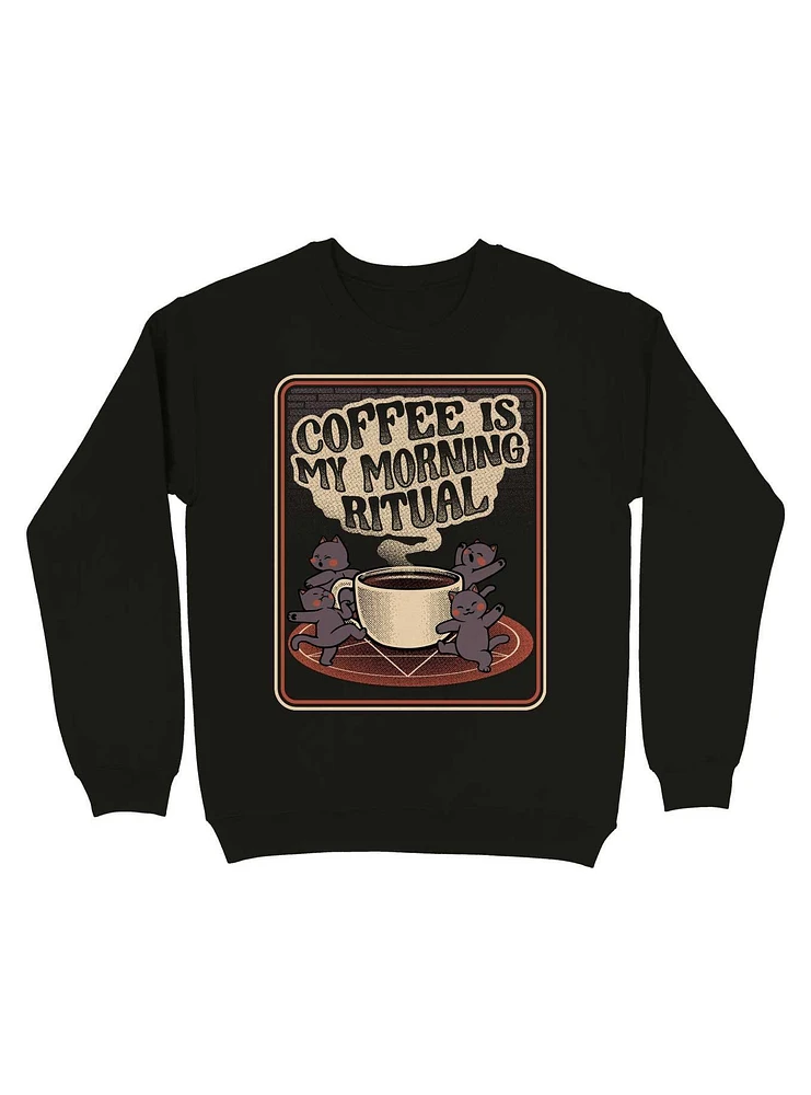 Coffee Is My Morning Ritual Cats Sweatshirt
