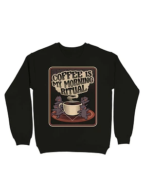 Coffee Is My Morning Ritual Cats Sweatshirt