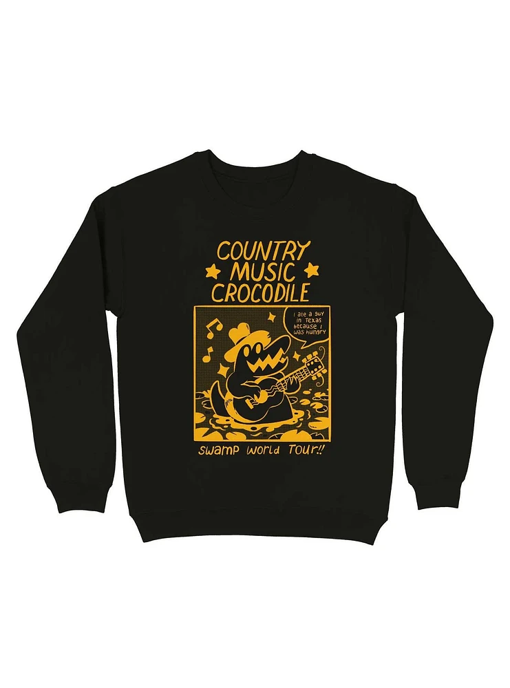 Country Music Crocodile Sweatshirt