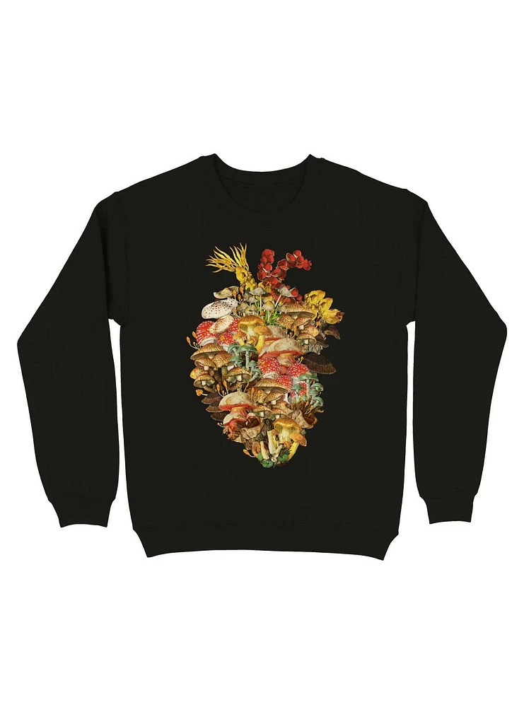 Heart Cordyceps Fungi Vintage Sweatshirt