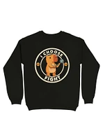 I Choose Fight Funny Capybara Sweatshirt