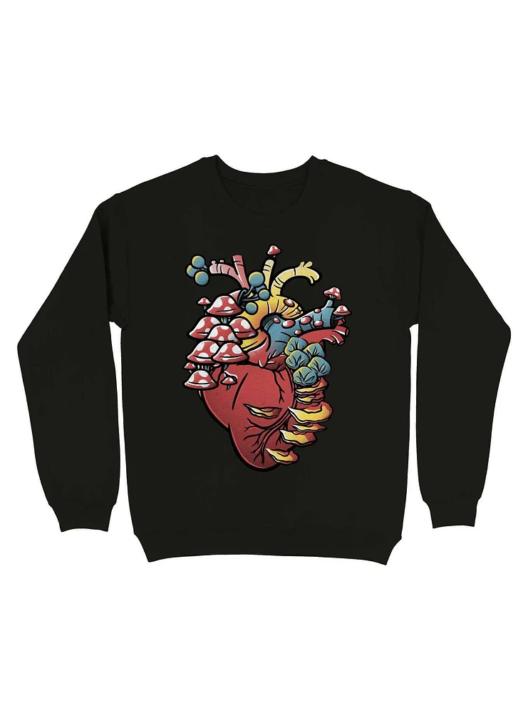 Mushroom Heart Sweatshirt