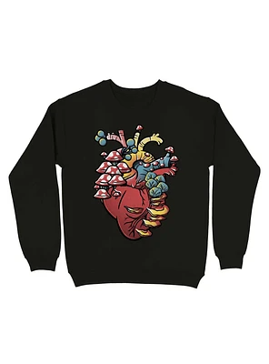 Mushroom Heart Sweatshirt