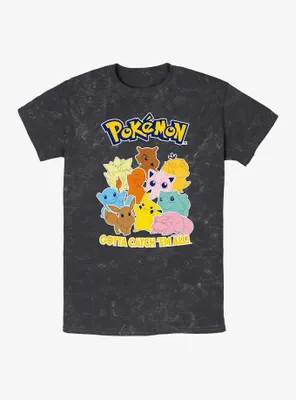 Pokemon Gotta Catch 'Em All Mineral Wash T-Shirt
