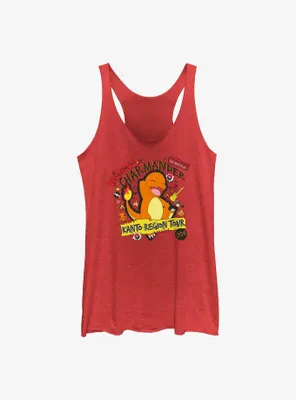 Pokemon Charmander Kanto Tour Womens Tank Top