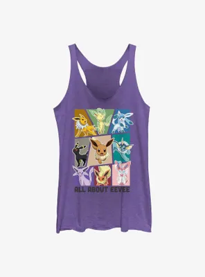 Pokemon All About Eevee Womens Tank Top