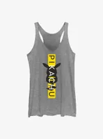 Pokemon Pikachu Vertical Type Womens Tank Top