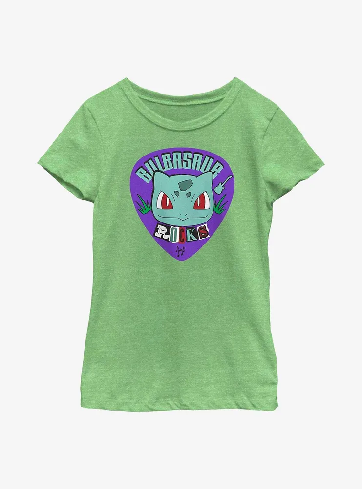 Pokemon Bulbasaur Rocks Youth Girls T-Shirt