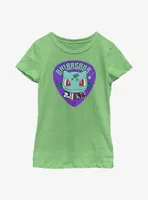 Pokemon Bulbasaur Rocks Youth Girls T-Shirt