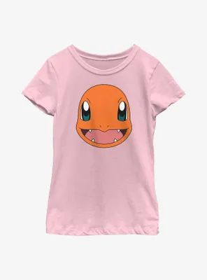 Pokemon Charmander Face Youth Girls T-Shirt