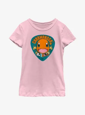 Pokemon Charmander Rocks Youth Girls T-Shirt