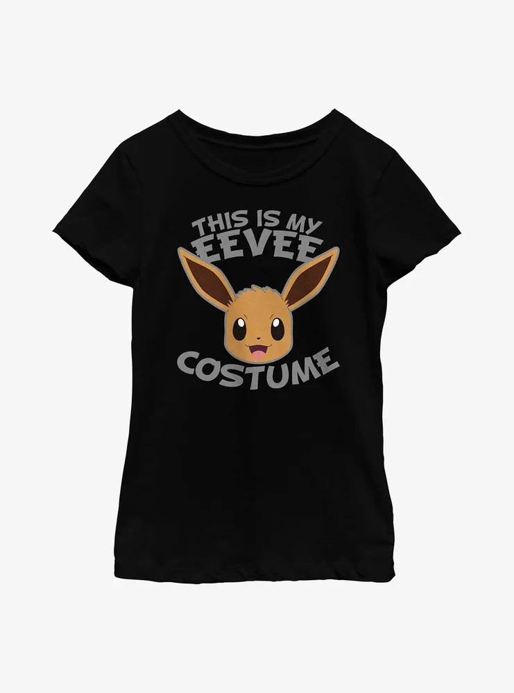 Pokemon Eevee Costume Youth Girls T-Shirt