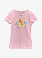 Pokemon Good Vibes Starters Youth Girls T-Shirt