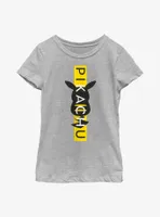 Pokemon Pikachu Vertical Type Youth Girls T-Shirt