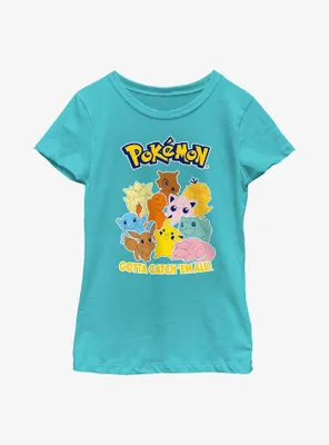 Pokemon Gotta Catch 'Em All Youth Girls T-Shirt