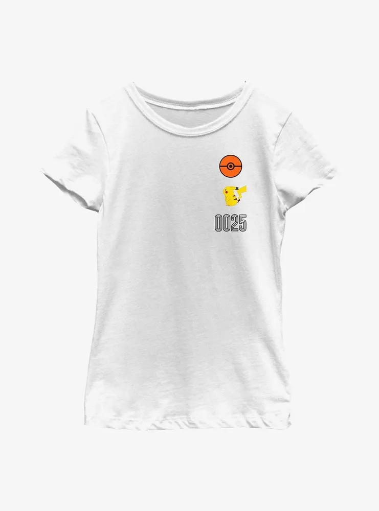 Pokemon Pikachu Corner Youth Girls T-Shirt