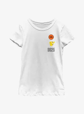 Pokemon Pikachu Corner Youth Girls T-Shirt