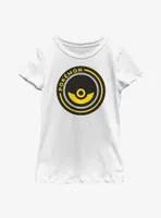 Pokemon Pokeball Circle Badge Youth Girls T-Shirt