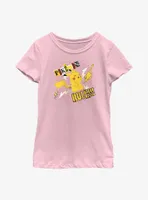 Pokemon Rule Pikachu Youth Girls T-Shirt