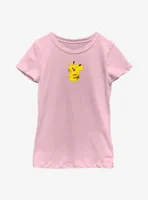 Pokemon Small Pikachu Stripes Youth Girls T-Shirt