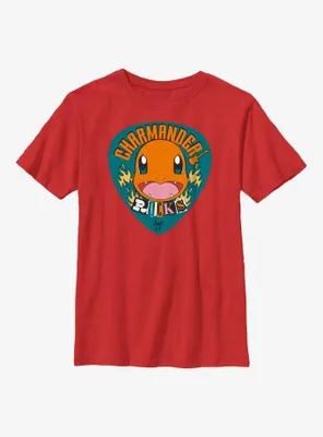 Pokemon Charmander Rocks Youth T-Shirt
