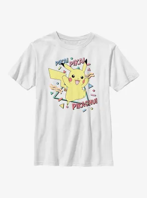 Pokemon Retro Party Pikachu Youth T-Shirt