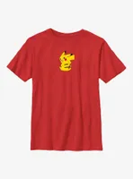 Pokemon Small Pikachu Stripes Youth T-Shirt