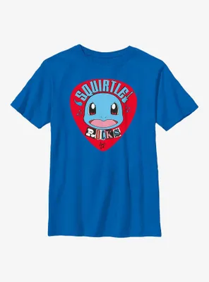 Pokemon Squirtle Rocks Youth T-Shirt