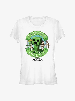 Minecraft Legends Friends & Allies Badge Girls T-Shirt