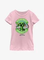 Minecraft Legends Friends & Allies Badge Youth Girls T-Shirt