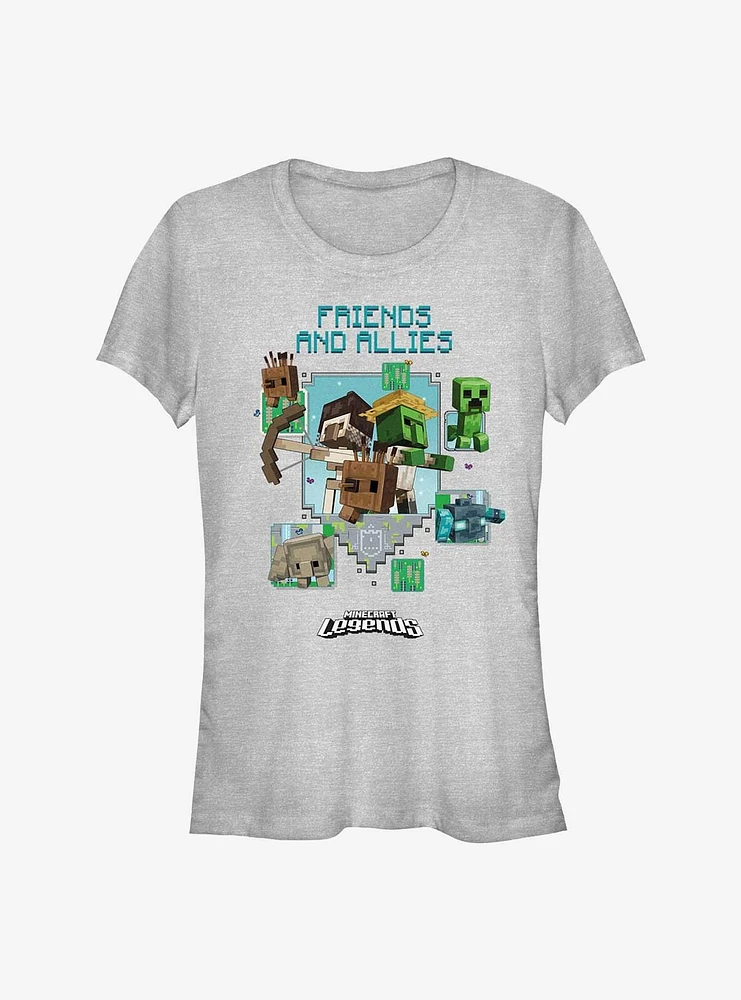 Minecraft Legends Friends & Allies Girls T-Shirt