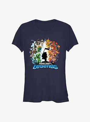 Minecraft Legends Hero Badge Girls T-Shirt