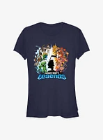 Minecraft Legends Hero Badge Girls T-Shirt