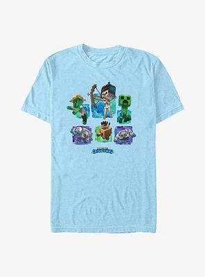 Minecraft Legends Watercolor Mobs T-Shirt