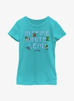 Minecraft Legends Inspire Unite Lead Youth Girls T-Shirt
