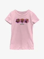 Minecraft Legends Watercolor Piglins Youth Girls T-Shirt