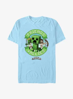 Minecraft Legends Friends & Allies Badge T-Shirt