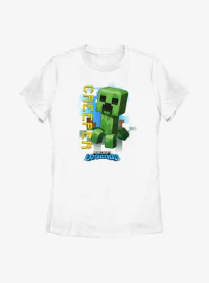 Minecraft Legends Creeper Hero Womens T-Shirt