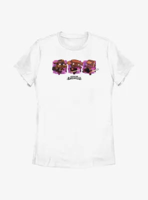 Minecraft Legends Watercolor Piglins Womens T-Shirt