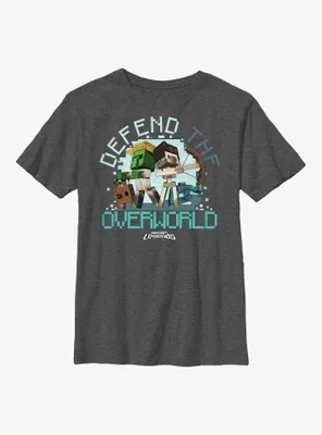 Minecraft Legends Defend The Overworld Youth T-Shirt