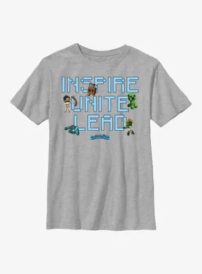Minecraft Legends Inspire Unite Lead Youth T-Shirt