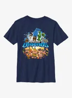 Minecraft Legends Overworld vs. Nether Youth T-Shirt