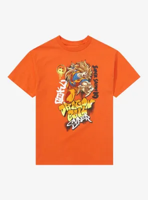 Dragon Ball Super Goku Graffiti Youth T-Shirt - BoxLunch Exclusive